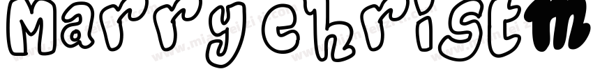 Marry Christmas字体转换